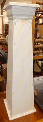 Lot 1199 - A painted pedestal sculpture stand, h.105cm