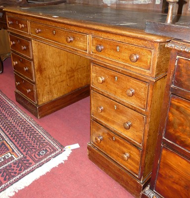 Lot 1213 - A mid-Victorian mahogany round cornered and...