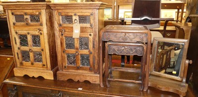 Lot 1226 - *A pair of Eastern hardwood single door...