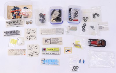 Lot 1283 - Collection of mixed spares, leaflet, wheels,...