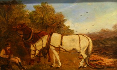 Lot 1114 - Late 19th century English school - Farmhand...