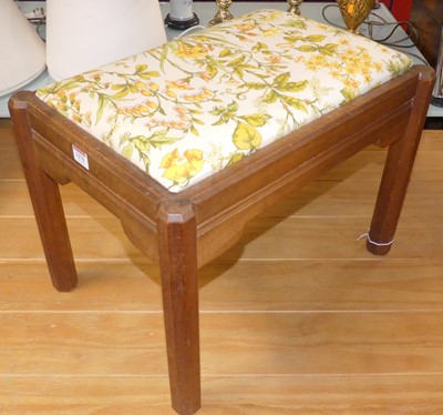 Lot 1270 - An early 20th century walnut and later floral...