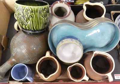 Lot 518 - A collection of 20th century ceramics, to...