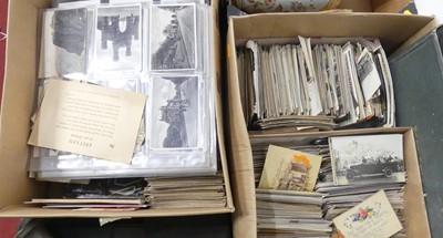 Lot 520 - A collection of postcards to include greetings,...