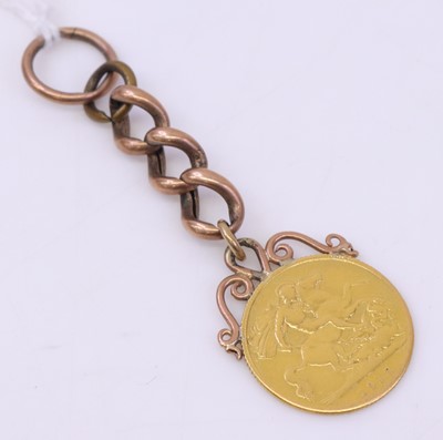 Lot 366 - A George V gold half sovereign, 1913, on...