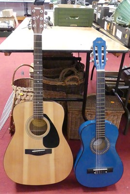 Lot 546 - A Yamaha F310 acoustic guitar, together with a...