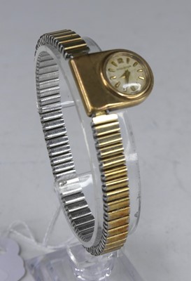 Lot 394 - *A vintage lady's Jaeger LeCoultre 9ct gold...