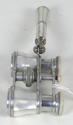 Lot 243 - A pair of mid 20th century mother of pearl...