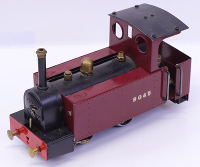 Lot 5 - Mamod rebuilt SL2 loco, repainted in maroon,...