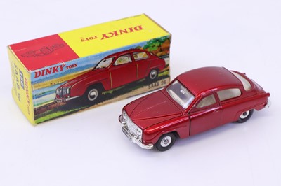 Lot 1005 - Dinky Toys No. 156 Saab 96 saloon, comprising...