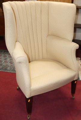 Lot 1288 - A 19th century mahogany framed and later pale...