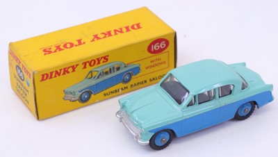Lot 1010 - Dinky Toys No.166, Sunbeam Rapier Saloon, two...