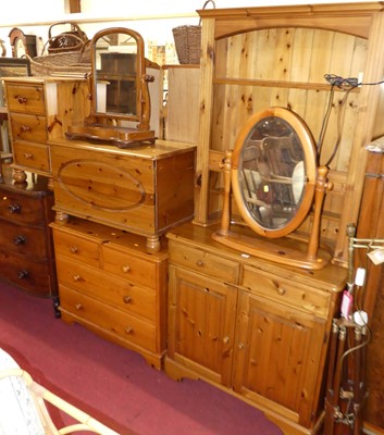 Lot 1302 - A collection of sundry contemporary pine...