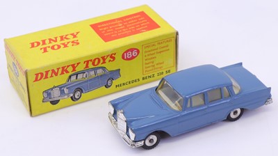 Lot 1012 - Dinky Toys, 186 Mercedes Benz 220 SE in RAF...