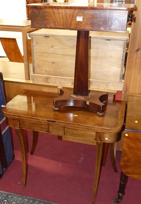 Lot 1309 - An early Victorian flame mahogany and...