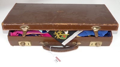 Lot 284 - Freemasonry, a collection of regalia to...