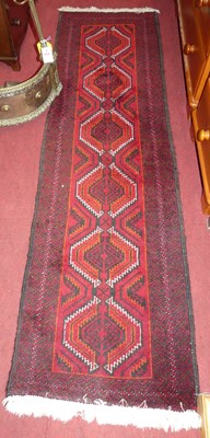 Lot 1329 - Three various similar Persian red ground...