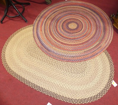 Lot 1335 - *A Turkish woollen kilim hall rug, with twin...