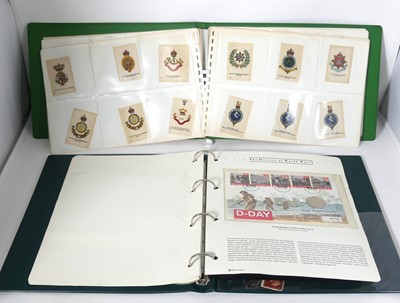 Lot 444 - An album of assorted cigarette card silks, to...