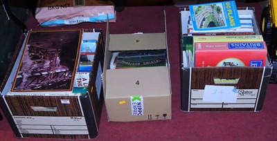 Lot 589 - Three boxes containing railway interest books...