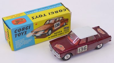 Lot 1264 - Corgi Toys No.322 Rover 2000 "Rallye Monte...