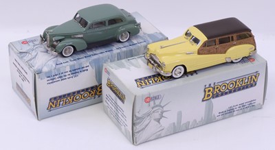 Lot 1711 - Brooklin Collection 1/43rd scale white metal...