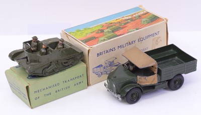 Lot 1440 - A Britains No. 1877 Military Beetle Lorry...