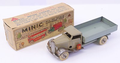 Lot 1795 - Triang Minic Delivery Van in fawn cab and...