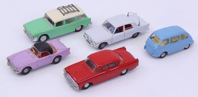 Lot 1464 - Triang Spot On Models repainted diecast group,...