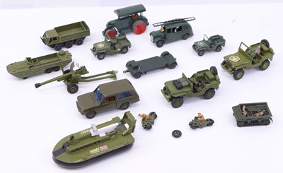 Lot 1100 - Tray of mixed play worn and repainted Dinky...