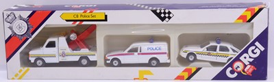 Lot 1282 - Corgi Toys C8 Police Gift Set, 3 piece example...