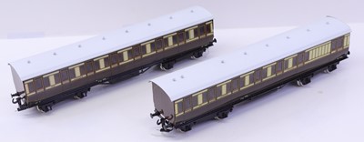 Lot 374 - Two Darstaed non-corridor bogie coaches,...